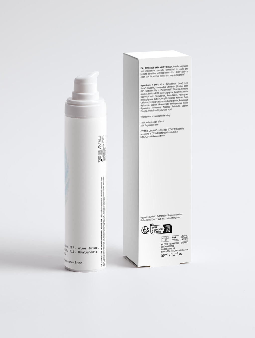 Sensitive Skin Moisturiser, Fragrance Free